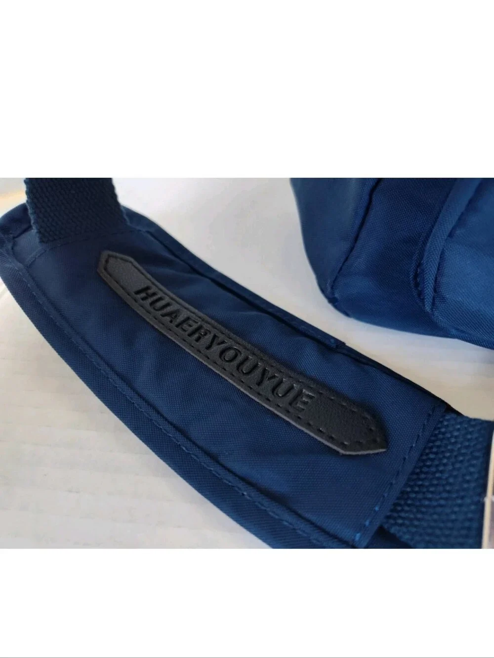 Huaeryouyue Lightweight Navy Blue Nylon Crossbody Shoulder Travel Bag